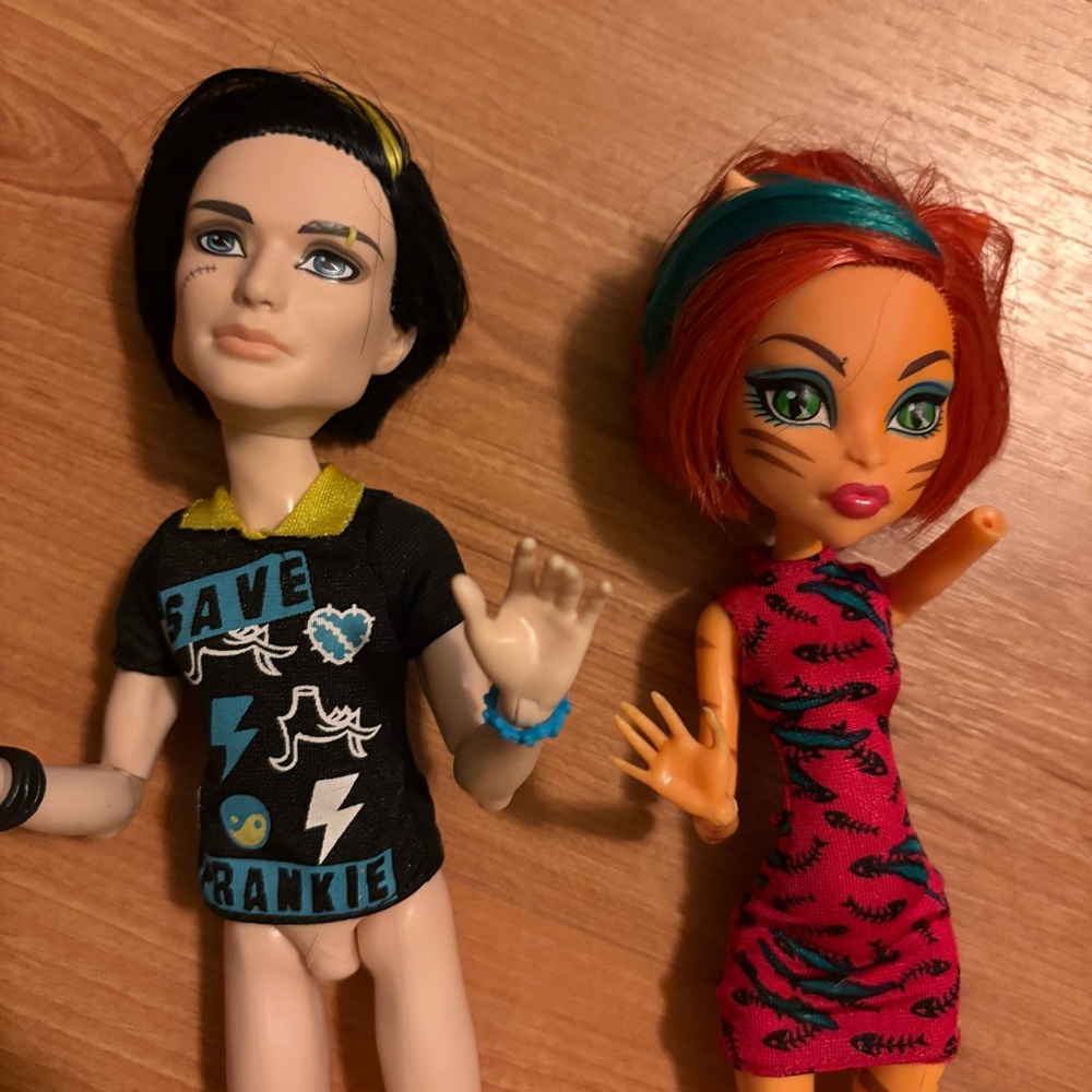 monster high jackson and toralei doll lot *ੈ✩‧₊˚